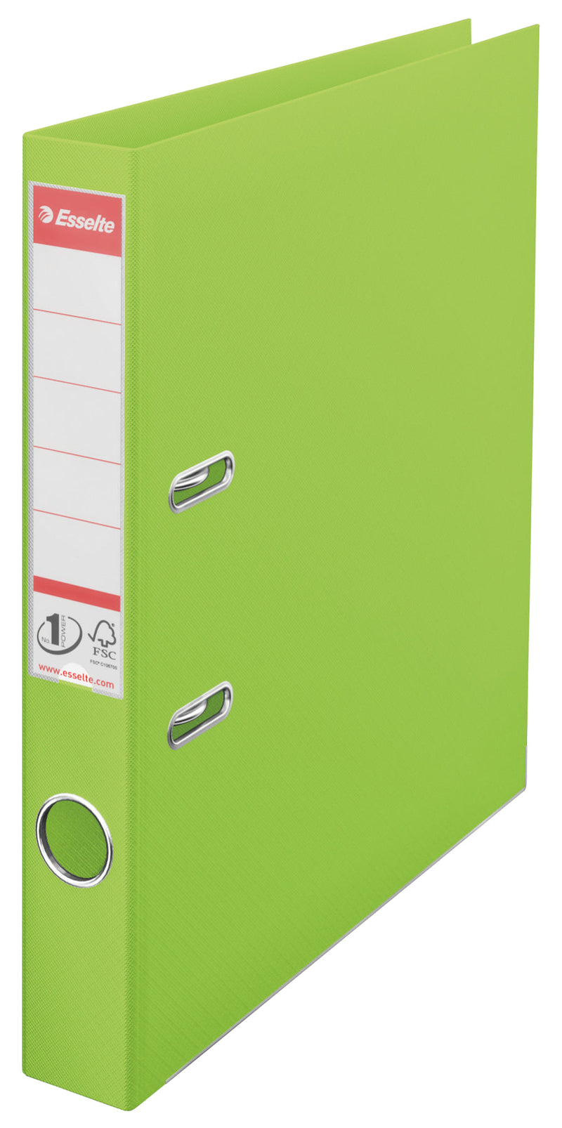 Esselte No.1 VIVIDA Lever Arch File Polypropylene A4 50mm Spine Width Green (Pack 10) 624073 - ONE CLICK SUPPLIES