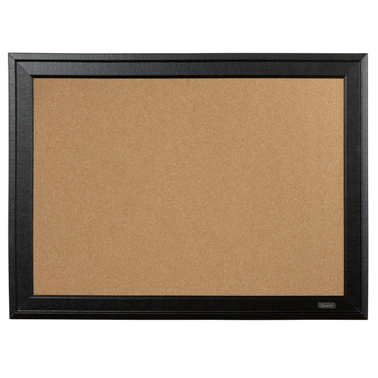 Nobo Cork Noticeboard Black Wood Frame 585x430mm 1903922 - ONE CLICK SUPPLIES