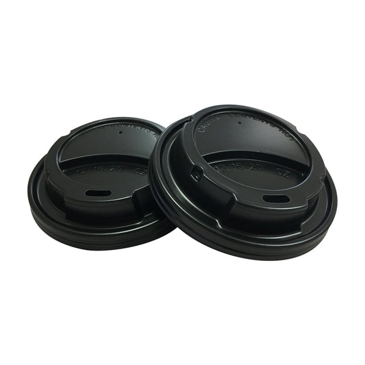 Belgravia Black 10oz - 20oz Sip Through Lids 1000s - ONE CLICK SUPPLIES