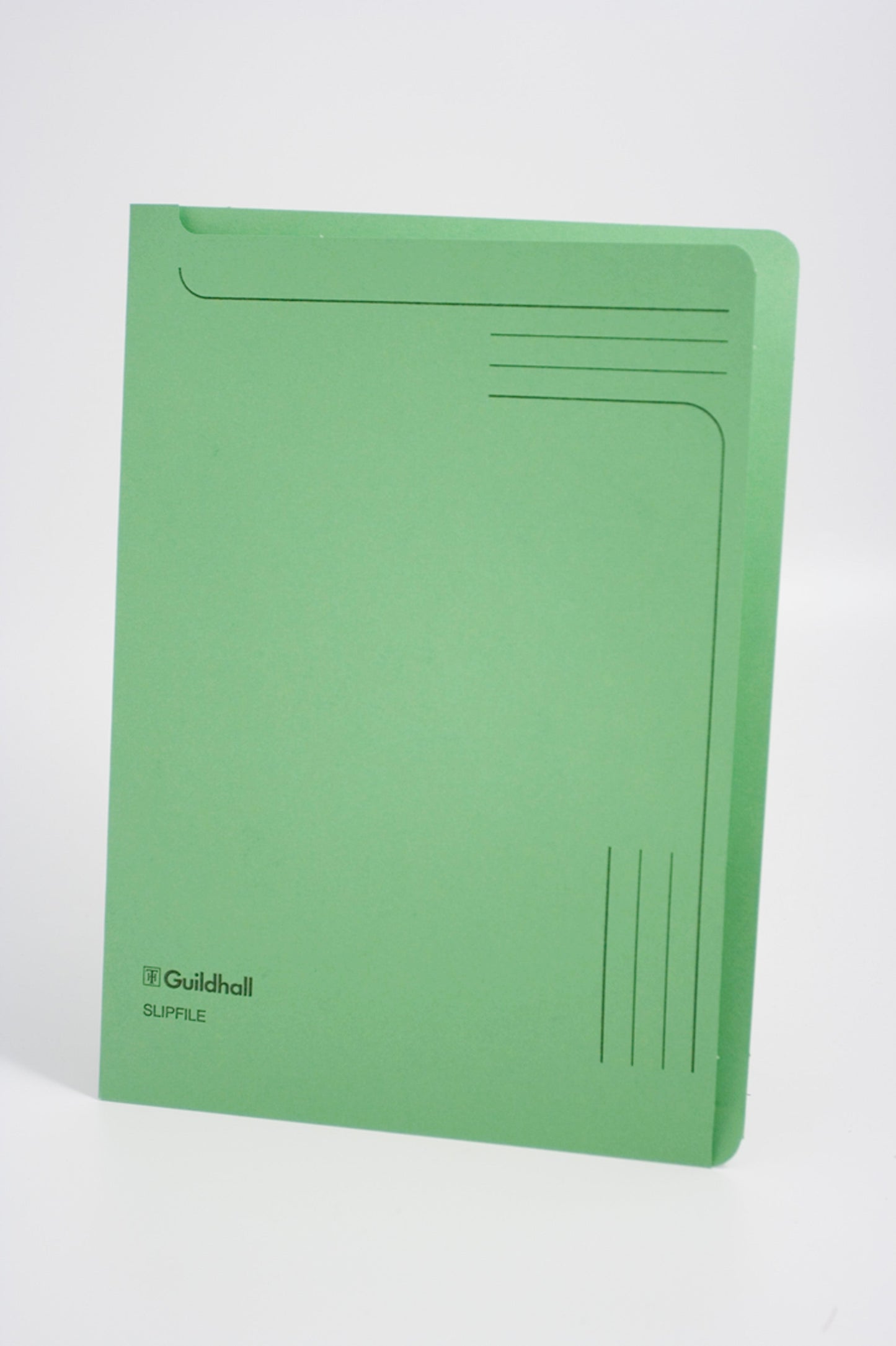 Guildhall Slipfile Manilla A4 Open 2 Sides 230gsm Green (Pack 50) - 4603Z - ONE CLICK SUPPLIES