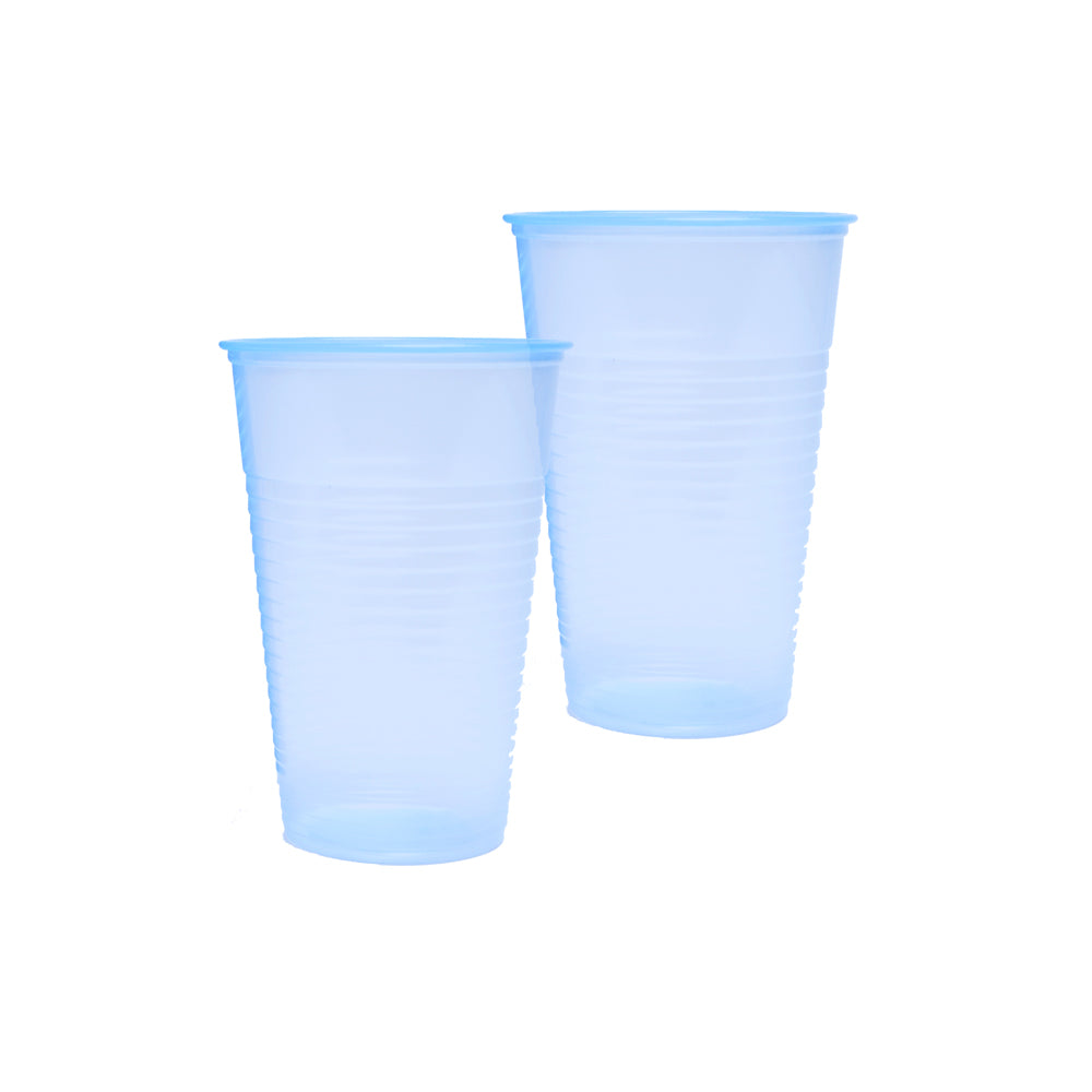 7oz Blue Disposable Water Cups 100s (Rolled Rim) - ONE CLICK SUPPLIES