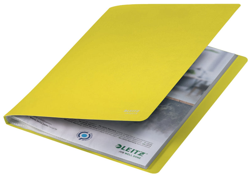 Leitz Recycle Display Book 20 Pockets Yellow 46760015 - ONE CLICK SUPPLIES