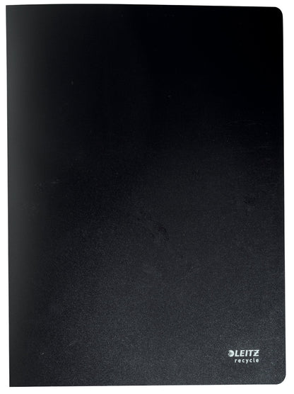 Leitz Recycle Polypropylene Display Book 40 Pockets A4 Black 46770095 - ONE CLICK SUPPLIES