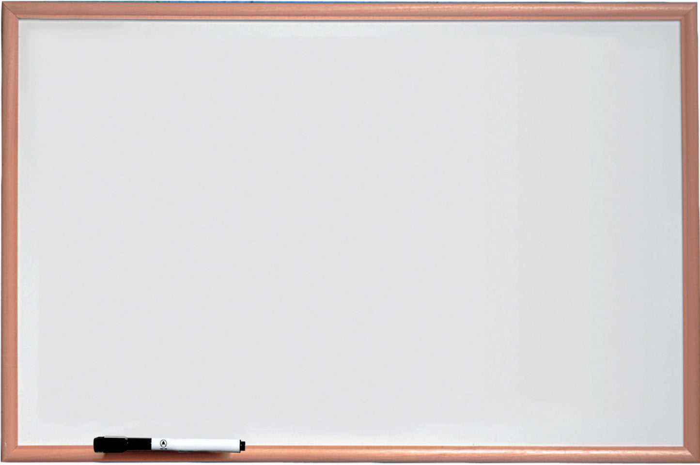 Nobo Basic Non Magnetic Melamine Whiteboard Pine Frame 900x600mm 1905200 - ONE CLICK SUPPLIES