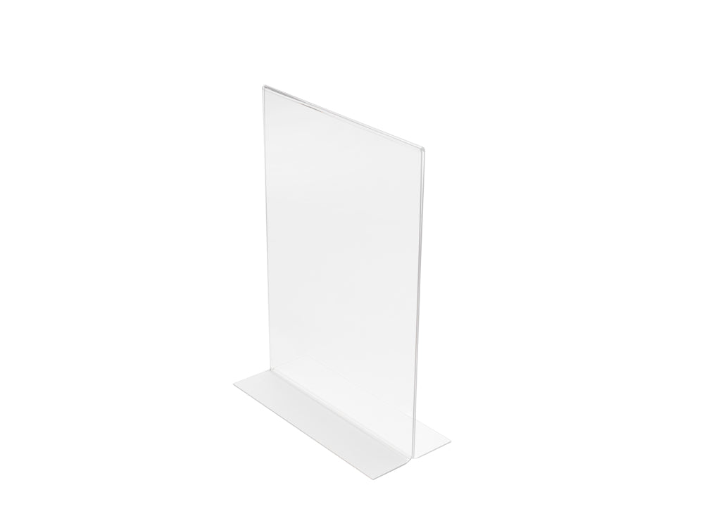 Deflecto Stand Up Sign Holder A4 Portrait Clear - 47801 - ONE CLICK SUPPLIES