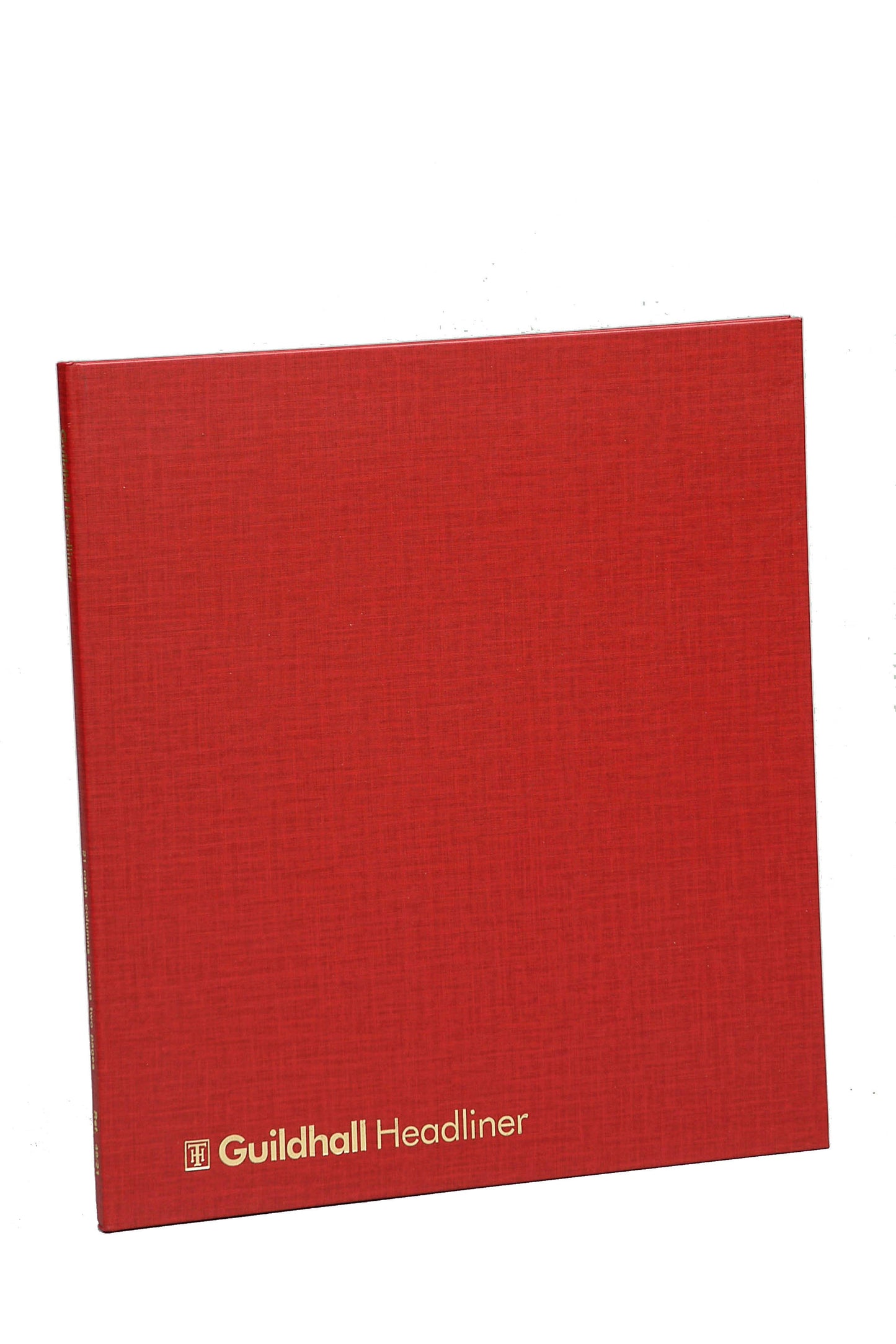 Guildhall Headliner Account Book Casebound 298x273mm 6 Debit 12 Credit 80 Pages Red - 48/6-12Z - ONE CLICK SUPPLIES