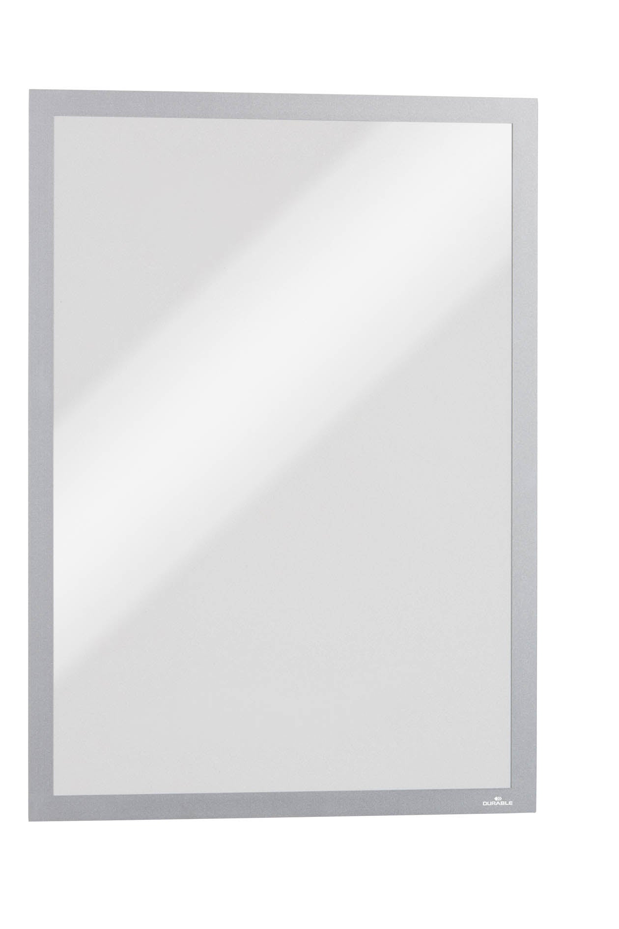 Durable Duraframe Magnetic Display Frame Self Adhesive A3 Silver (Pack 5) - 486823 - ONE CLICK SUPPLIES