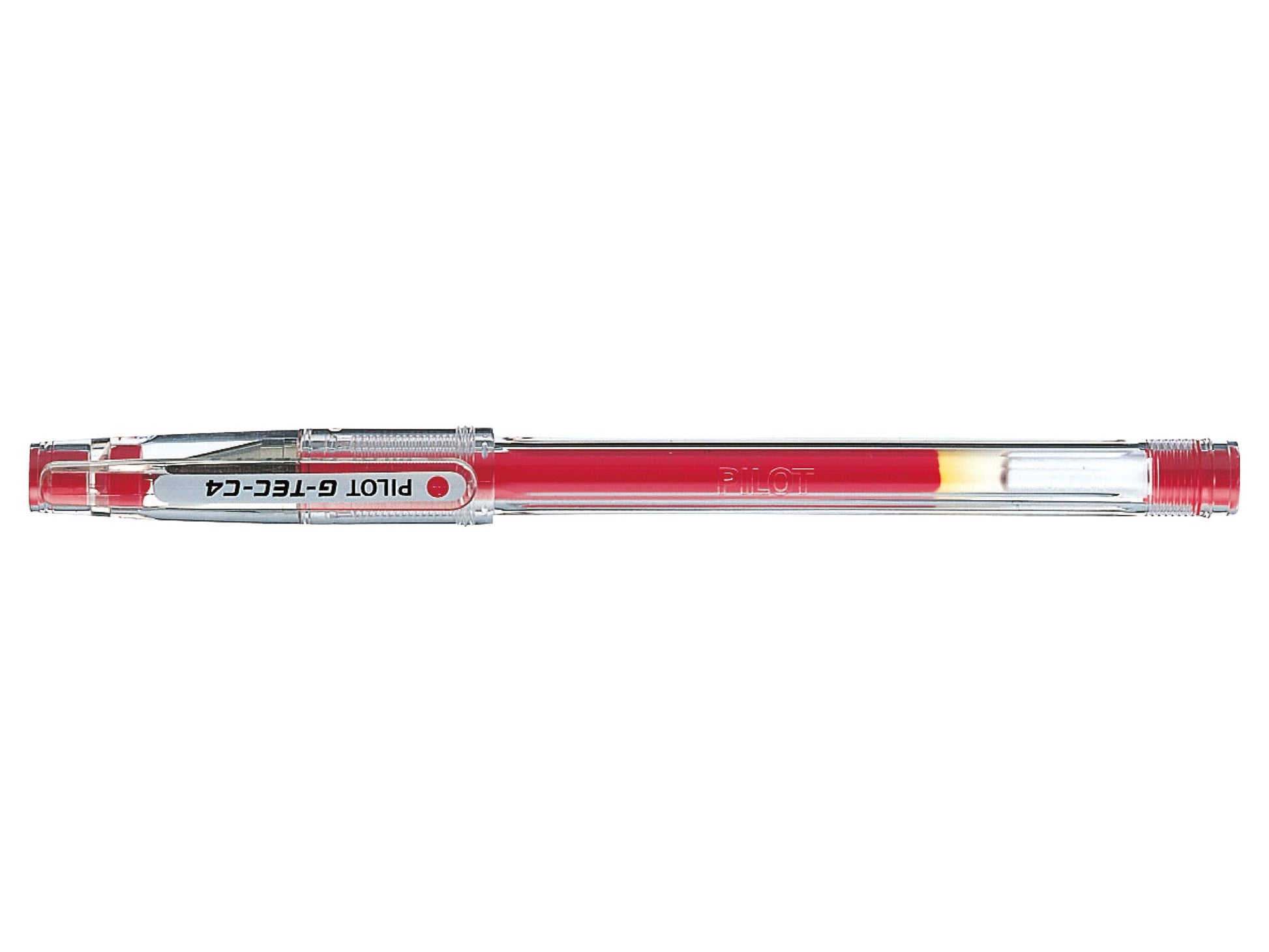 Pilot G-Tec C4 Microtip Gel Rollerball Pen 0.4mm Tip 0.2mm Line Red (Pack 12) - 60101202 - ONE CLICK SUPPLIES