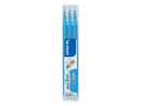 Pilot Refill for FriXion Ball/Clicker Pens 0.7mm Tip Light Blue (Pack 3) - 75300310 - ONE CLICK SUPPLIES