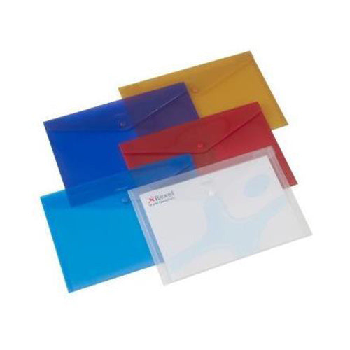 Rexel A4 Popper Wallet A4 Assorted Code 16129AS - ONE CLICK SUPPLIES