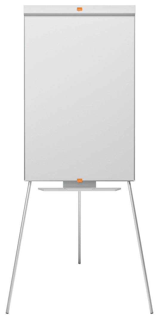 Nobo Classic Nano Clean Tripod Flipchart Easel Magnetic 680x680mm Silver 1901916 - ONE CLICK SUPPLIES