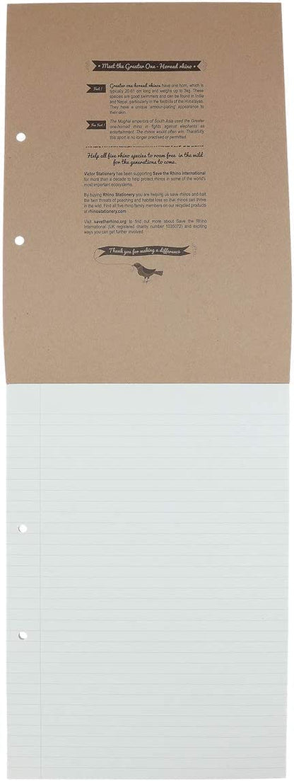 Save The Rhino Recycled Headbound Refill Pad A4 (Pack 5) RH4FMR