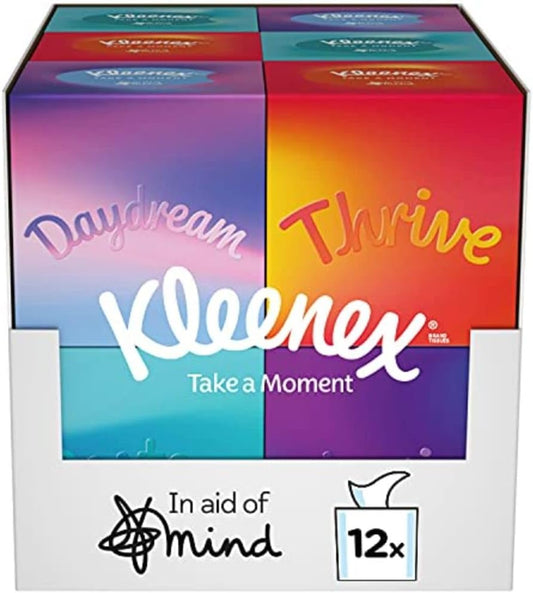 Kleenex Collection Cube Tissues 12 Boxes x 48 Sheets