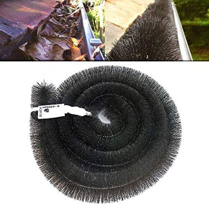 Hedgehog Brown Gutter Brush 4m x 100mm {Genuine Hedgehog Product}