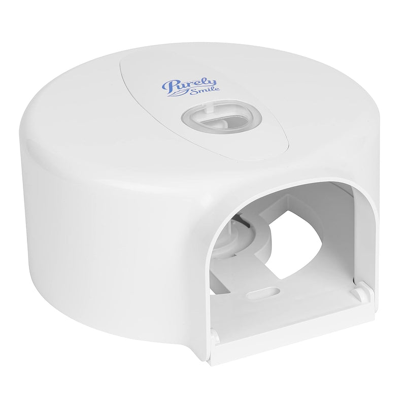 Blake & White Purely Smile Mini Jumbo Toilet Roll Plastic Dispenser | White