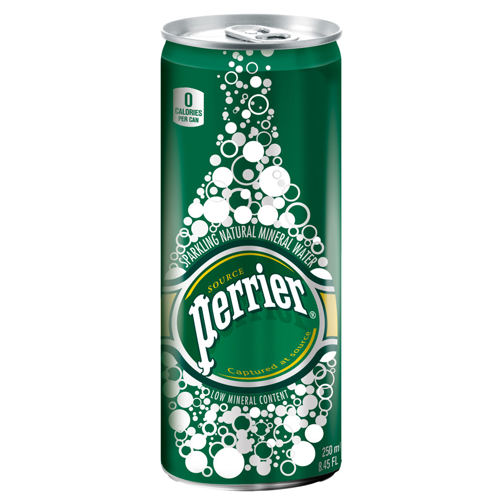 Perrier Sparkling Water Cans 30 x 250ml - ONE CLICK SUPPLIES