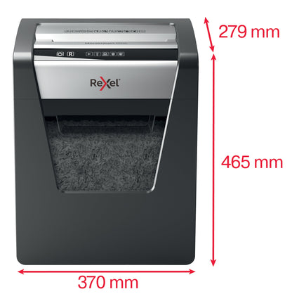 Rexel Momentum M510 Micro Cut Shredder 23 Litre 10 Sheet Black 2104575 - ONE CLICK SUPPLIES