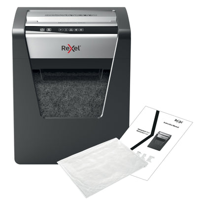 Rexel Momentum M510 Micro Cut Shredder 23 Litre 10 Sheet Black 2104575 - ONE CLICK SUPPLIES