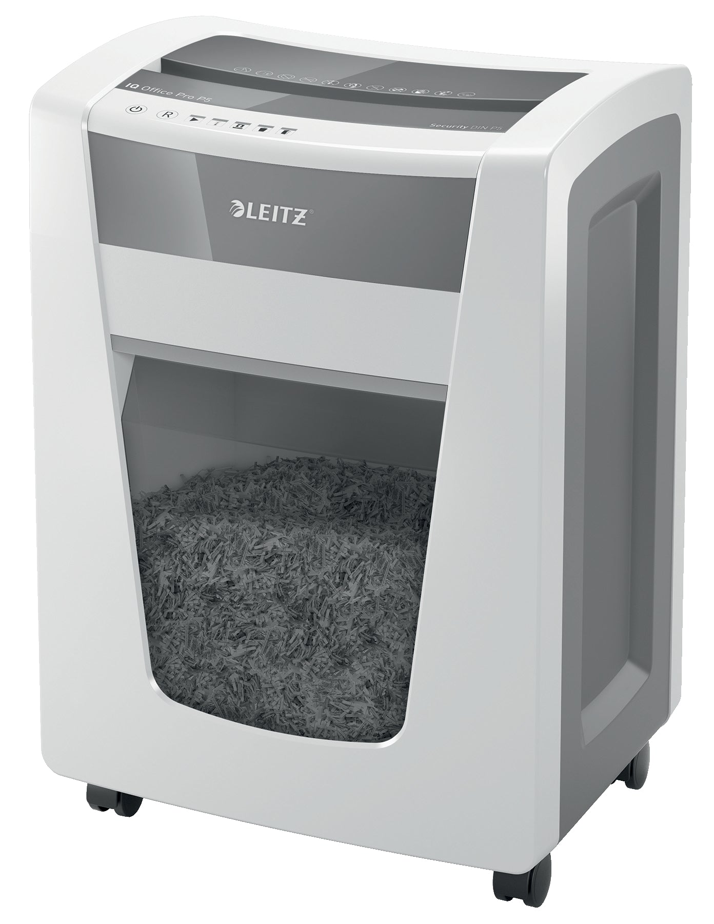 Leitz IQ Office Pro Micro Cut Shredder 30 Litre 17 Sheet White DS 80051000 - ONE CLICK SUPPLIES