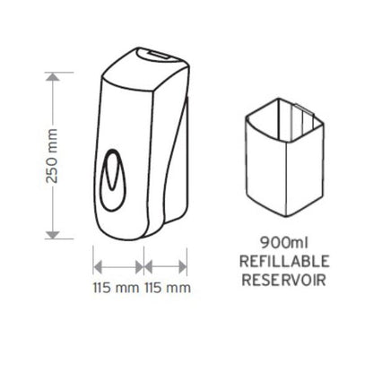 Janit-X Hand Soap Dispenser 900ml