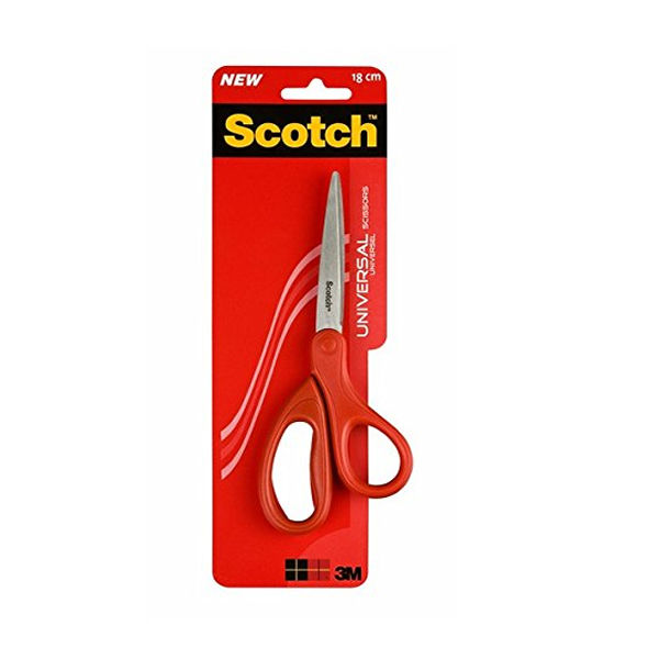 Scotch Universal Scissors 180mm Stainless Steel Blades 1407 - ONE CLICK SUPPLIES