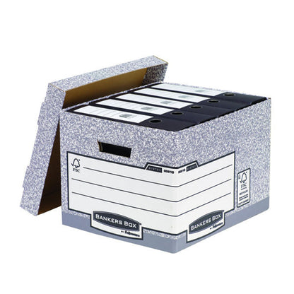 Bankers Box Storage Box Grey Standard (Pack of 10) 00810-FF