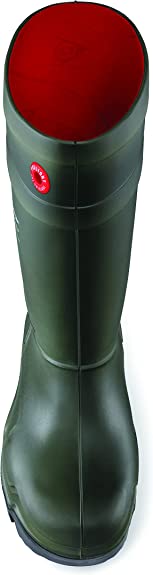 Dunlop Purofort Thermo Safety Wellies GREEN Safe to -50°C {All Sizes} - ONE CLICK SUPPLIES