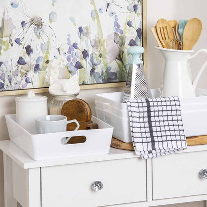 Wham Grey Rectangular Studio Basket 5.01 6L - ONE CLICK SUPPLIES