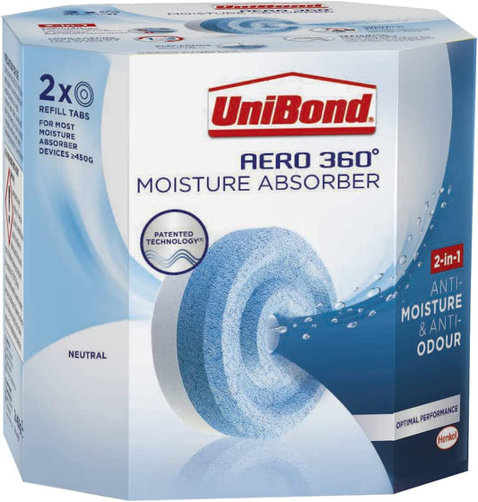 Unibond AERO 360° Moisture Absorber Neutral Refill Tablet - ONE CLICK SUPPLIES