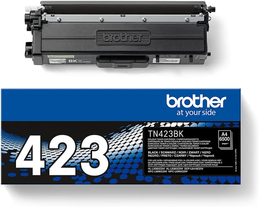 Brother TN-423BK Toner Cartridge, Black, Single Pack, High Yield, Includes 1 x Toner - ONE CLICK SUPPLIES