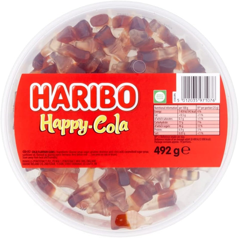 Haribo Happy Cola BottlesTub 120's