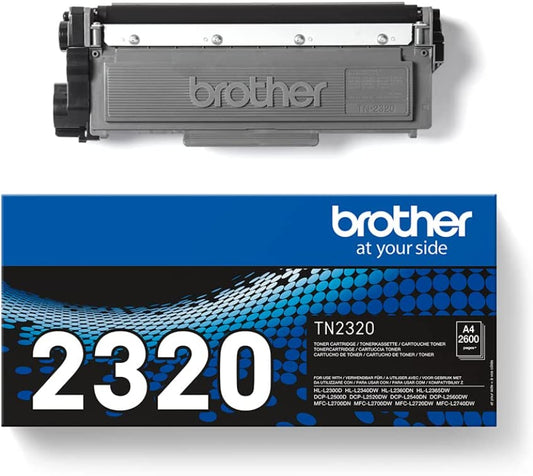 Brother TN-2320 (2600 Page Yield) Laser Toner Cartridge (Black) - ONE CLICK SUPPLIES