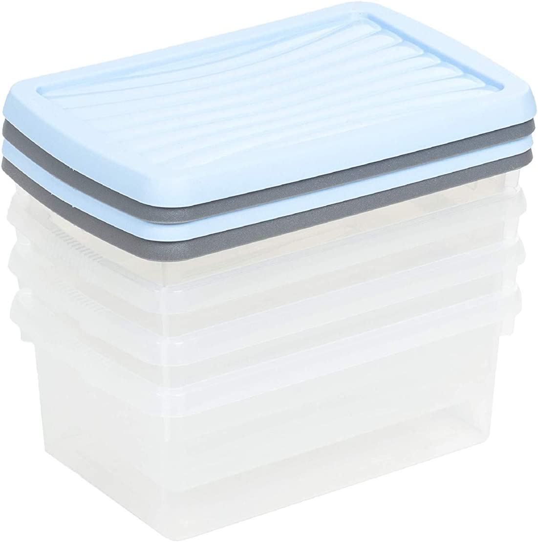 Wham Clear 4.01 Box & Lid Set 3.5 Litre Pack 4's - ONE CLICK SUPPLIES