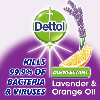 Dettol Disinfectant Liquid Lavender & Orange Oil 500ml