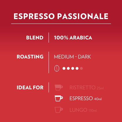 Lavazza A Modo Mio Espresso Passionale Eco Caps 16 Capsules