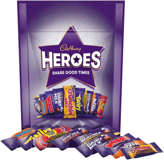 Cadbury Dairy Milk Heroes Pouch, 357g - ONE CLICK SUPPLIES