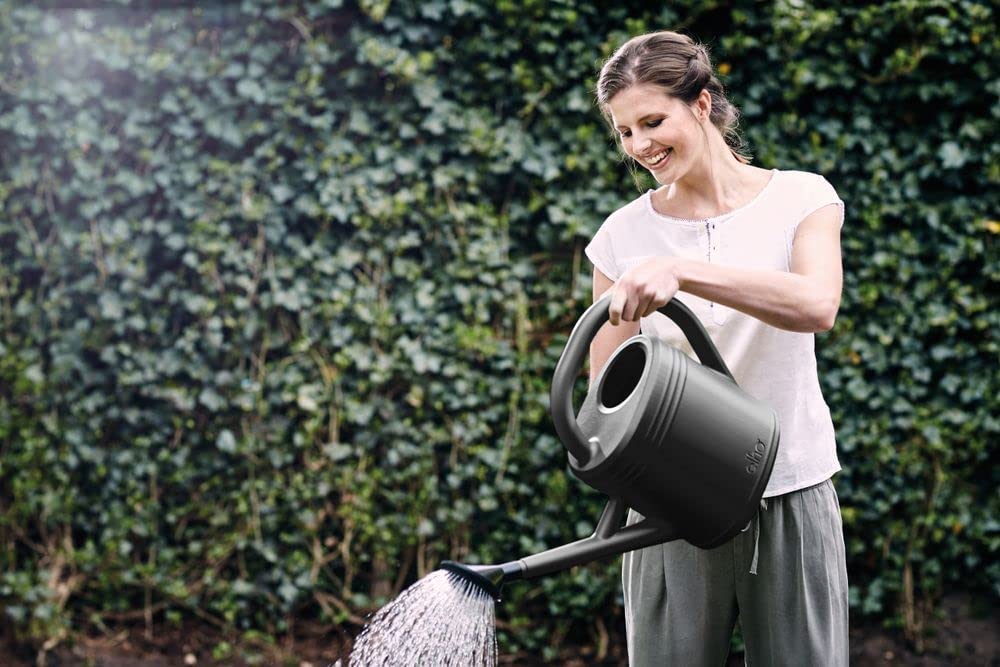 Elho Green Basics Stylish Watering Can 10L ANTHRACITE