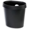 Avery Desktop Range Waste Bin Flat Back 18 Litre Capacity Black Code DR500BLK - ONE CLICK SUPPLIES