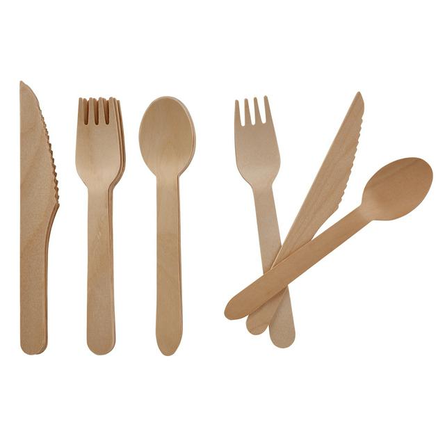 Belgravia Caterpack Enviro Wooden Forks (Pack of 100) RY10568 - ONE CLICK SUPPLIES