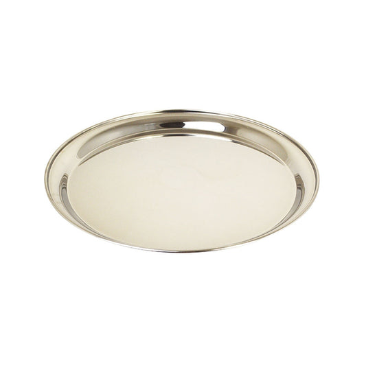 Sunnex 30cm Stainless Steel Round Tray - ONE CLICK SUPPLIES