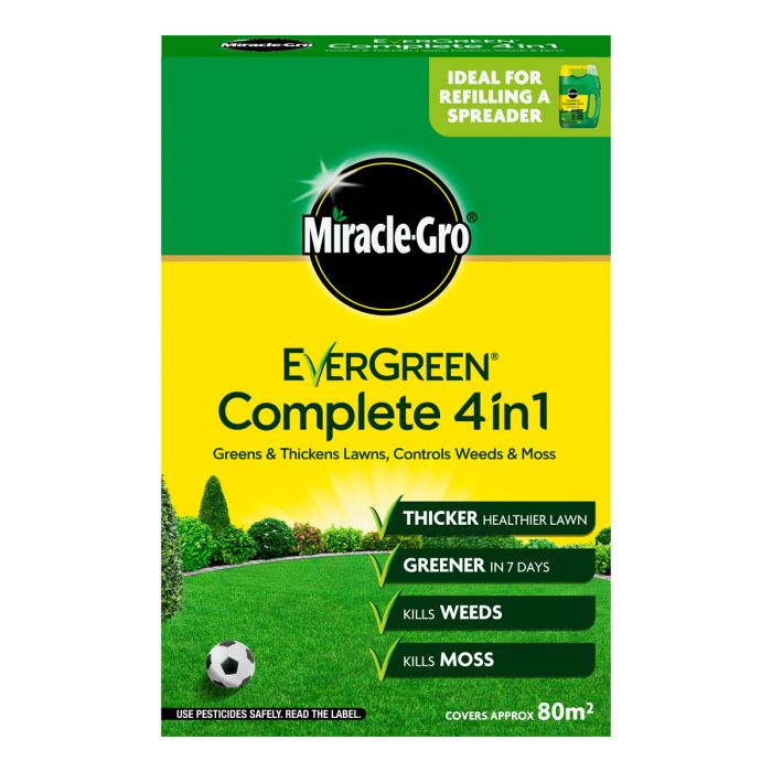 Miracle-Gro Evergreen Complete 4in1 80m2 - ONE CLICK SUPPLIES