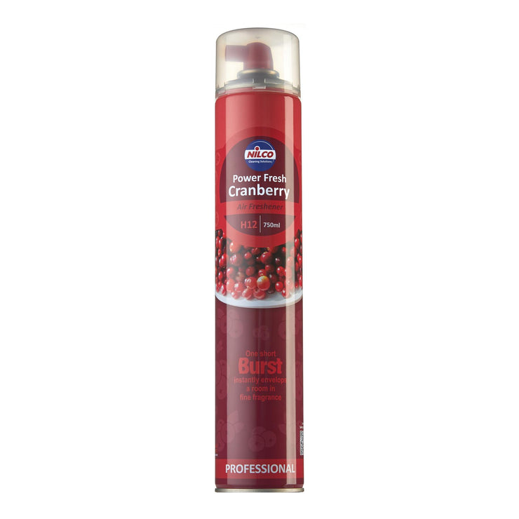 Nilco H12 High Power Fresh Cranberry Air Freshener 750ml - ONE CLICK SUPPLIES