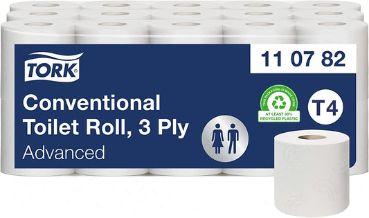 Tork 110782 Extra Soft Premium 3 Ply Toilet Roll 30 Pack x 250 Sheet - ONE CLICK SUPPLIES