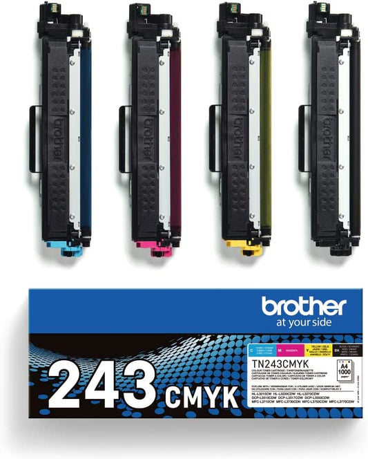 Brother TN243CMYK Toner Bundle (Pack of 4) TN243CMYK - ONE CLICK SUPPLIES