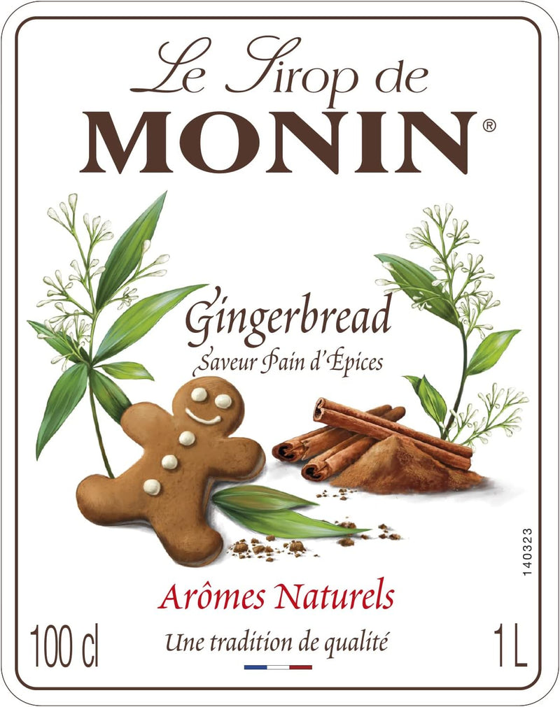 MONIN Premium Gingerbread Syrup 1L