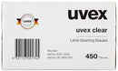 Uvex Formulated Cleaning Tissues/Wipes  Box x 450 - ONE CLICK SUPPLIES