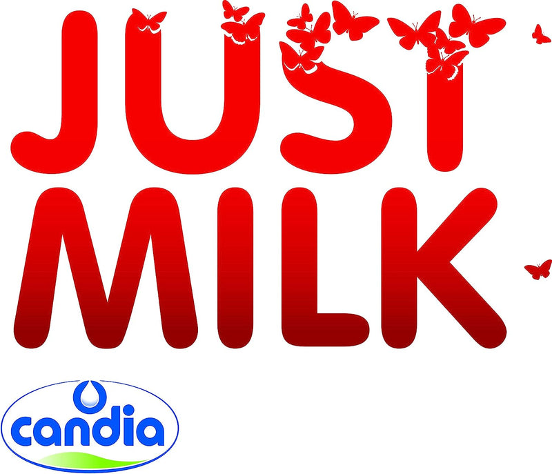 Candia Semi Skimmed Long Life JUST MILK Bottles (6 x 1L)