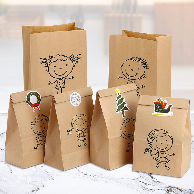 Planit Eco Friendly Paper Sandwich Bags 25's - ONE CLICK SUPPLIES