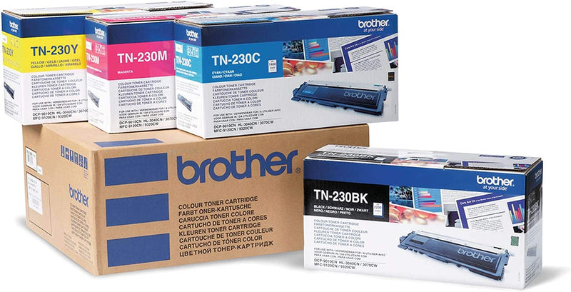 Brother TN-230 C/M/Y/K Toner Cartridge Bundle to fit HL-3040CN Colour Laser Printer - ONE CLICK SUPPLIES