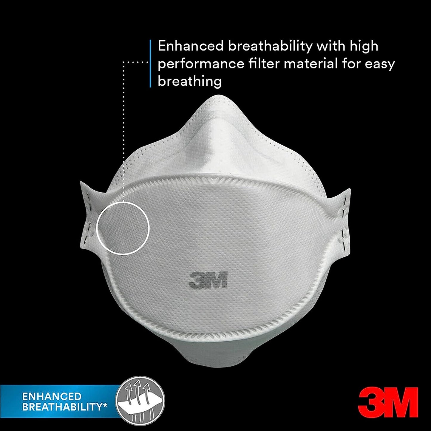 3M Flat Fold Respirator Mask 9320+